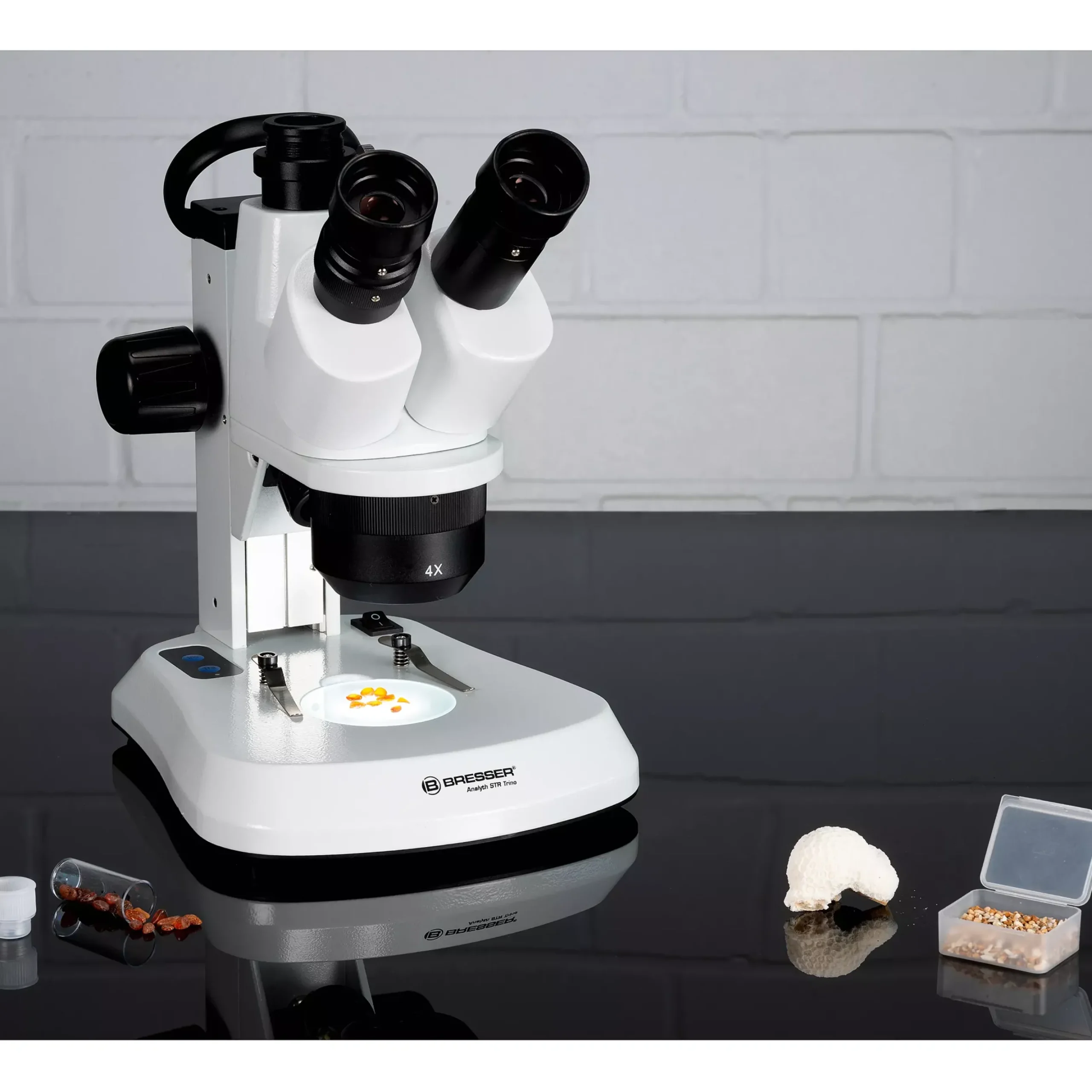 Analyth STR Trino 10x - 40x trinokulares Stereo-Mikroskop mit Auf- und Durchlicht>Bresser Clearance