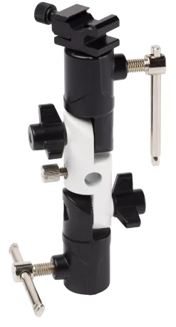 BR-29 Blitzhalter mit doppeltem Neigegelenk und Studioschirmanschluss>Bresser Flash Sale