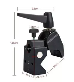 BR-14 solide Rohrklemme mit Haken>Bresser Shop