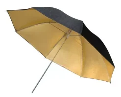 BR-BG110 Reflexschirm schwarz/gold 110cm>Bresser Store