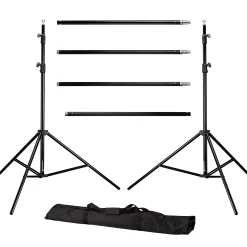 BR-D23 Hintergrundsystem + Hintergrundstoff 3 x 6m Chromakey Blau><noscript><img width=