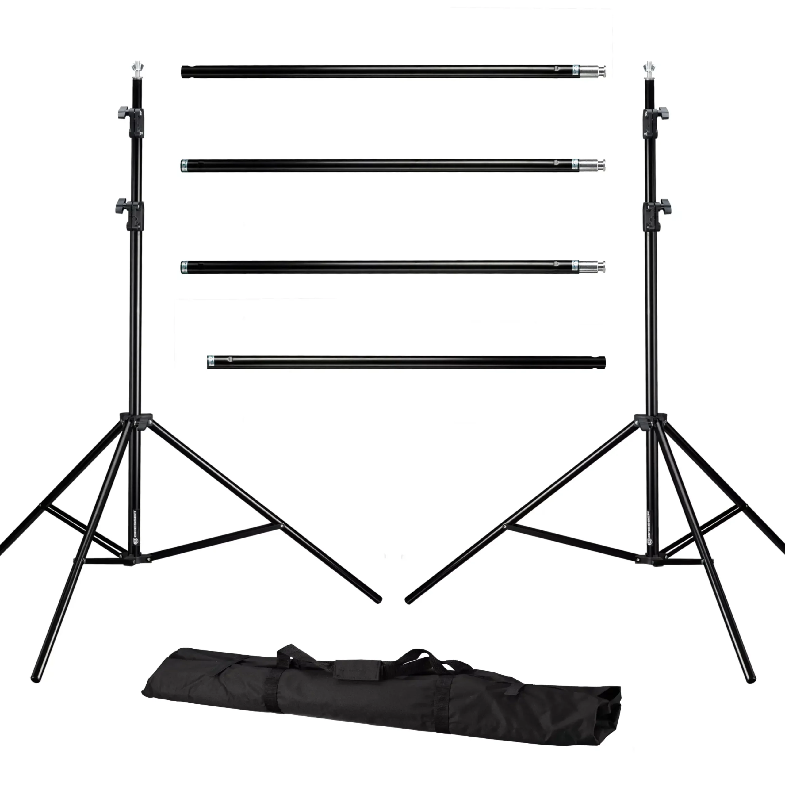 BR-D23 Hintergrundsystem + Hintergrundstoff 3 x 6m Grau>Bresser Flash Sale