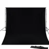 BR-D23 Hintergrundsystem + Hintergrundstoff 3 x 6m Schwarz>Bresser New