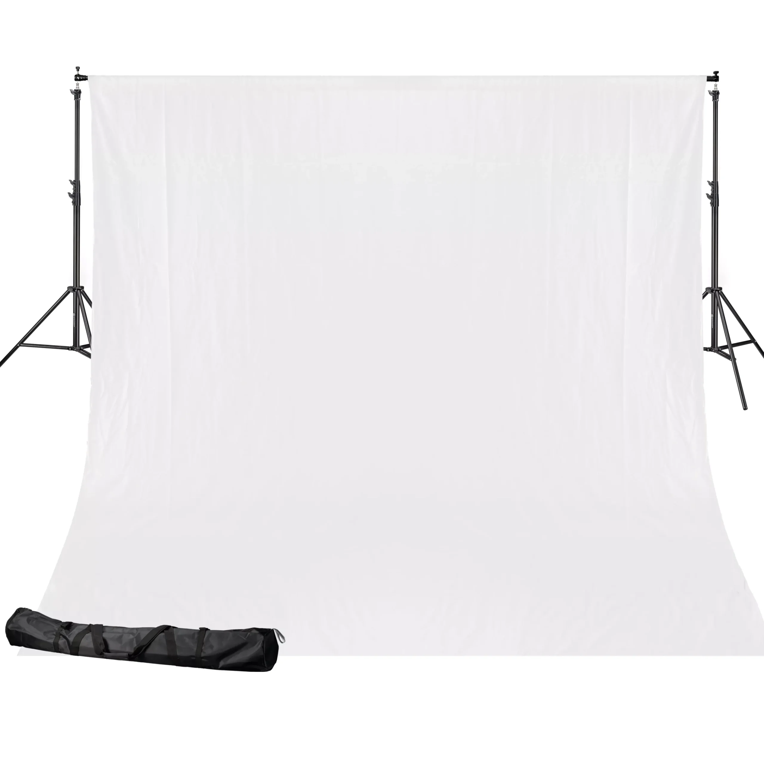 BR-D24 Hintergrundsystem + Hintergrundstoff 2,5 x 3m Weiß>Bresser Best