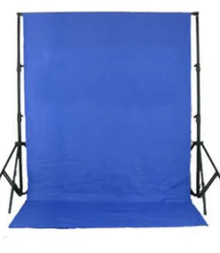 BR-D26 Hintergrundsystem + Hintergrundtuch 3 x 6m Chromakey-Blau>Bresser Shop