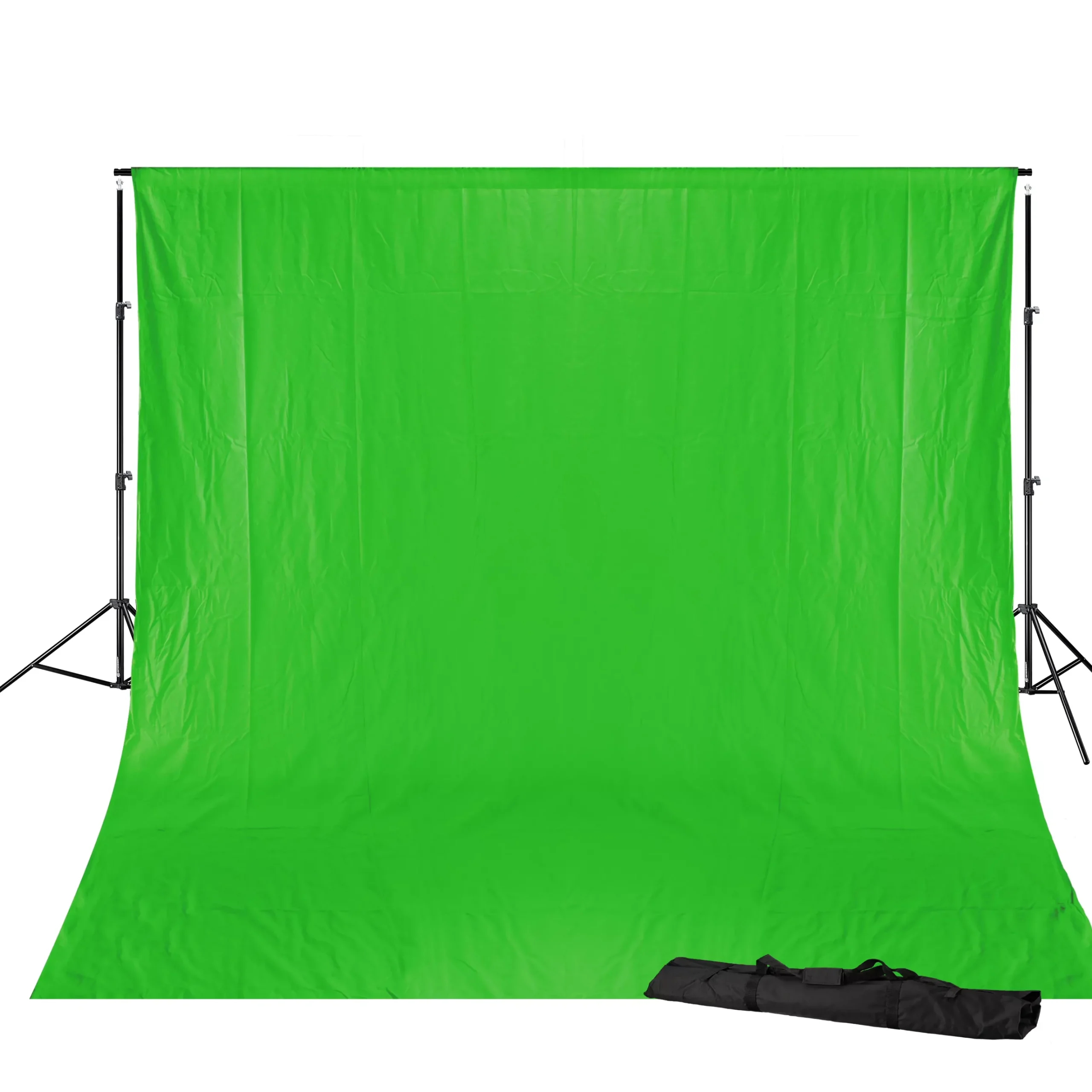 BR-D23 Hintergrundsystem + Greenscreen/ Chromakey Grün Hintergrundstoff 3 x 4m>Bresser Flash Sale