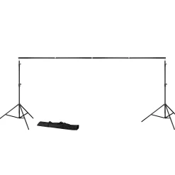 BR-D23 Hintergrundsystem + Greenscreen/ Chromakey Grün Hintergrundstoff 3 x 4m><noscript><img width=