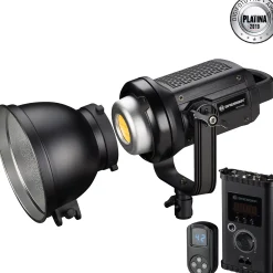 BR-D1200BL COB LED Studiolampe 120W mit Bowens-Anschluss für Softboxen>Bresser Cheap