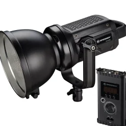 BR-D1200BL COB LED Studiolampe 120W mit Bowens-Anschluss für Softboxen><noscript><img width=