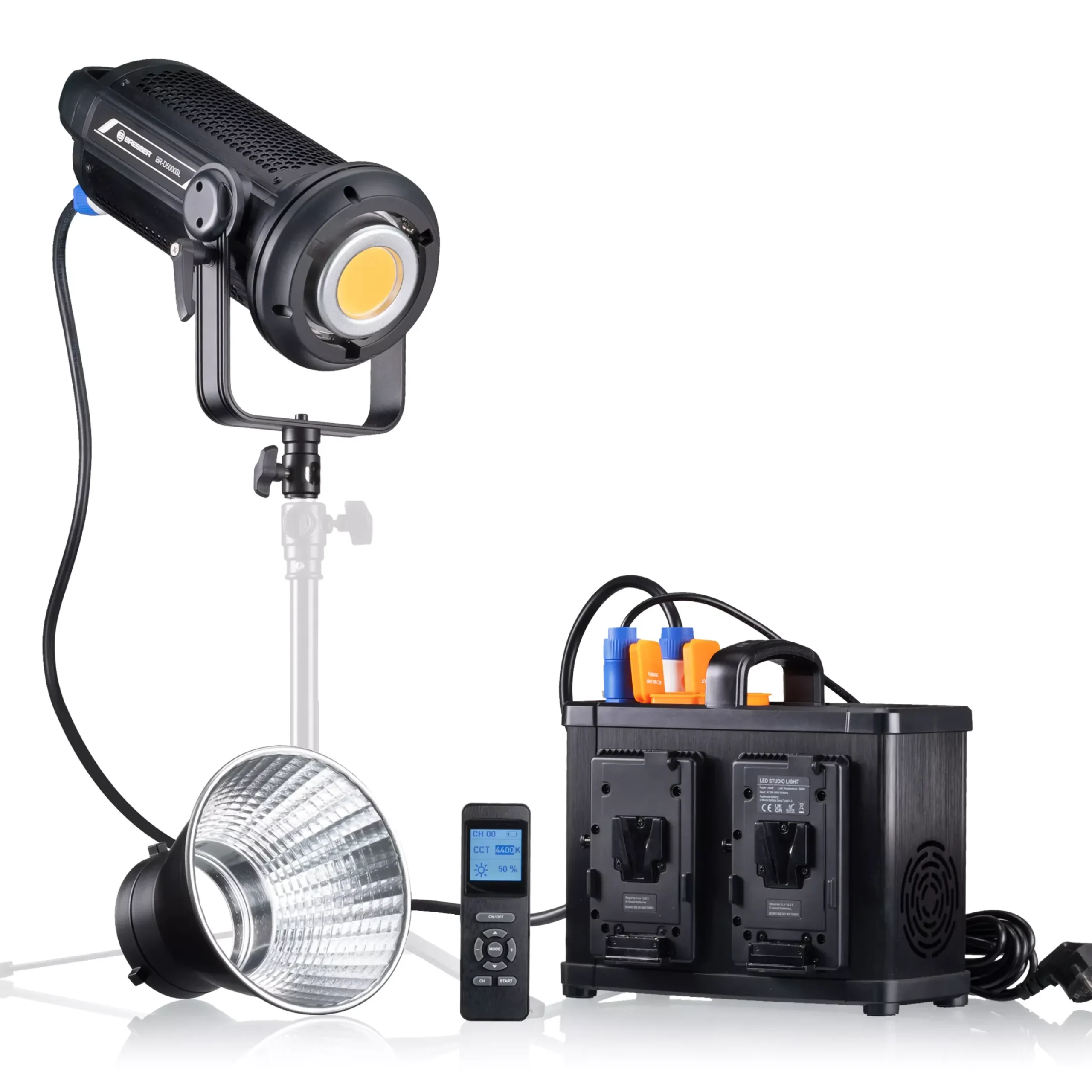 BR-D5000SL COB LED Studiolampe 500W mit Fernbedienung>Bresser Best