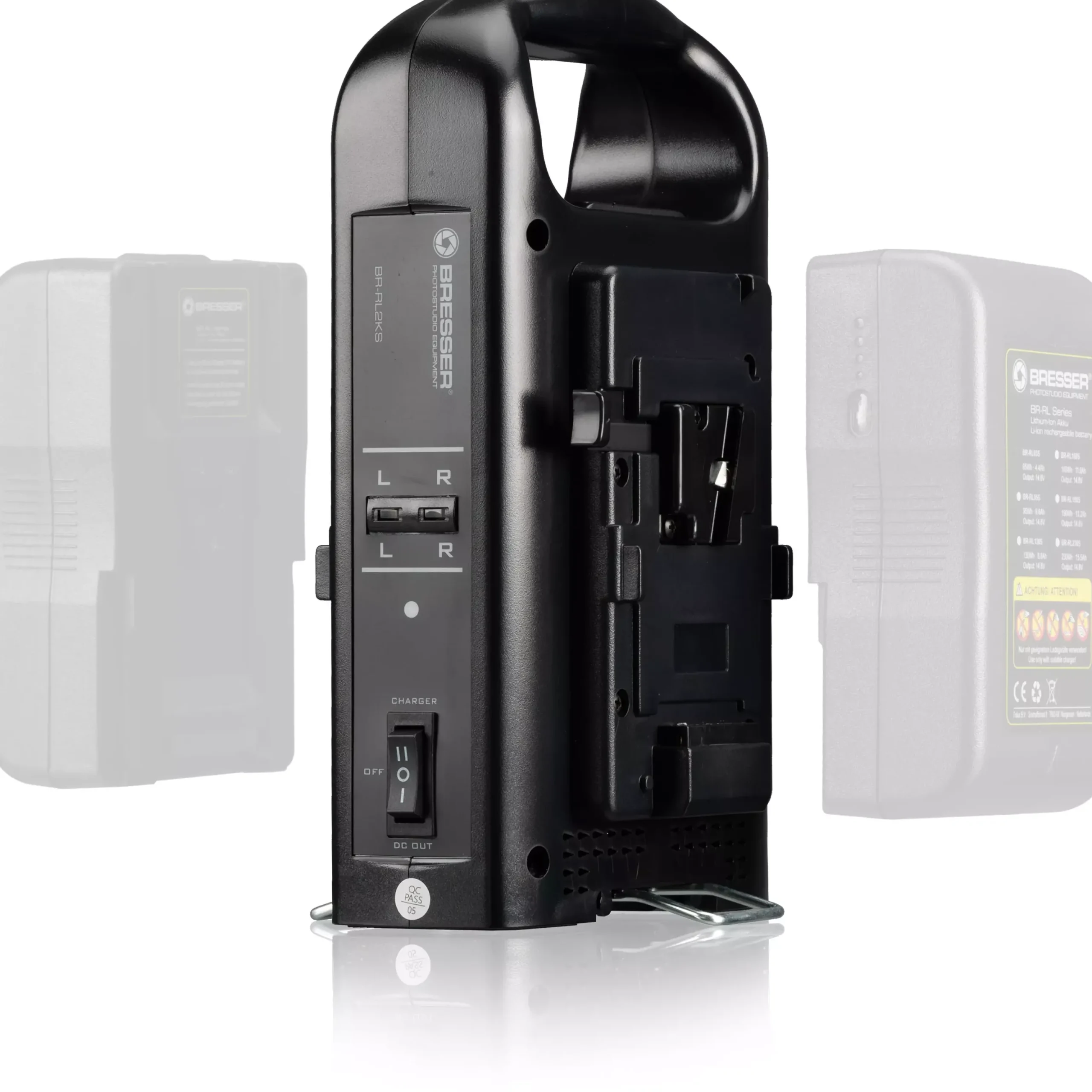 BR-RL2KS Ladegerät für 2 V-Lock Akkus>Bresser Store