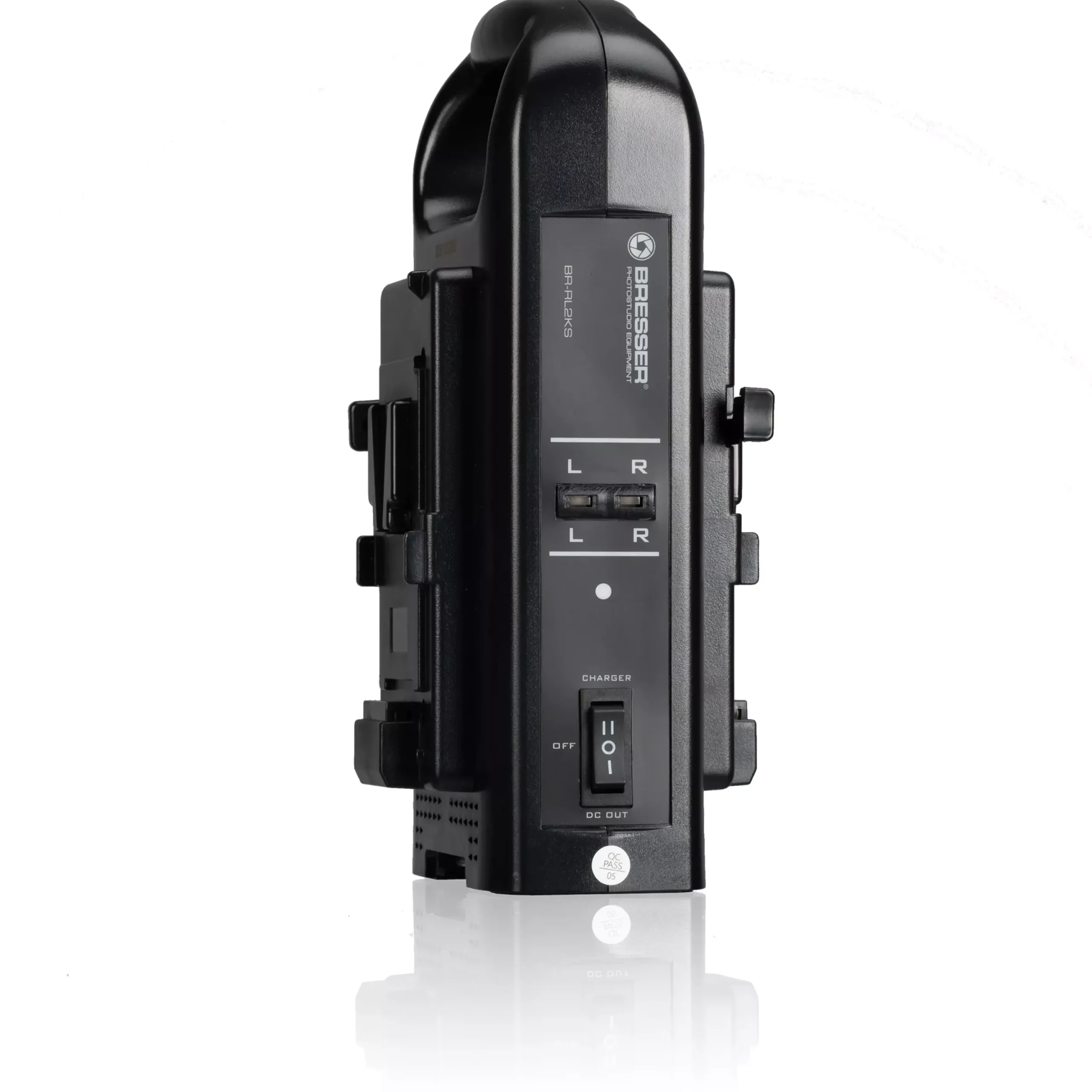 BR-RL2KS Ladegerät für 2 V-Lock Akkus>Bresser Store