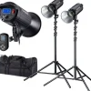 BR-150S COB LED Dual Kit mit Reflektor>Bresser Clearance