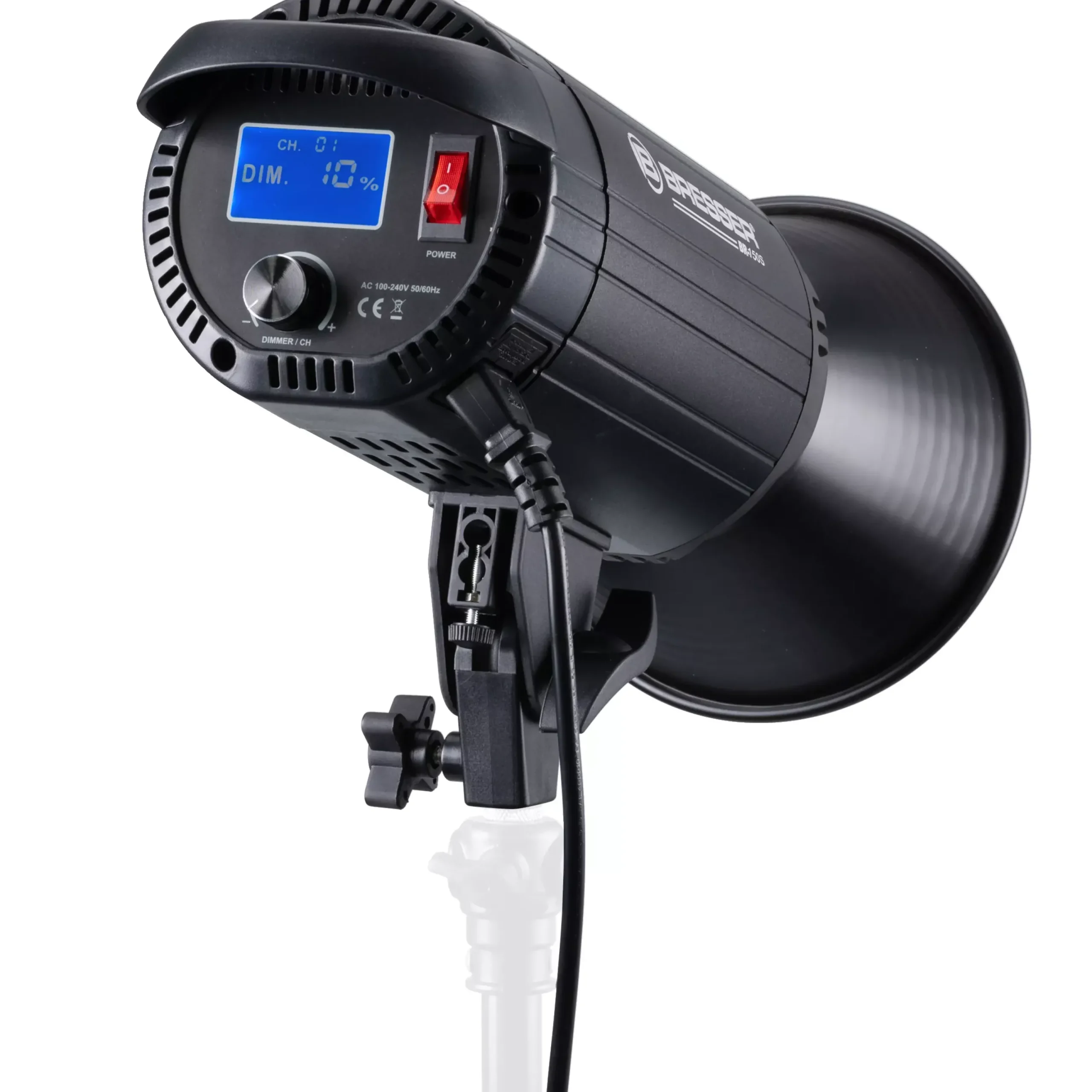 BR-150S COB LED-Studiolampe mit Bowens-Anschluss für Softboxen>Bresser Discount