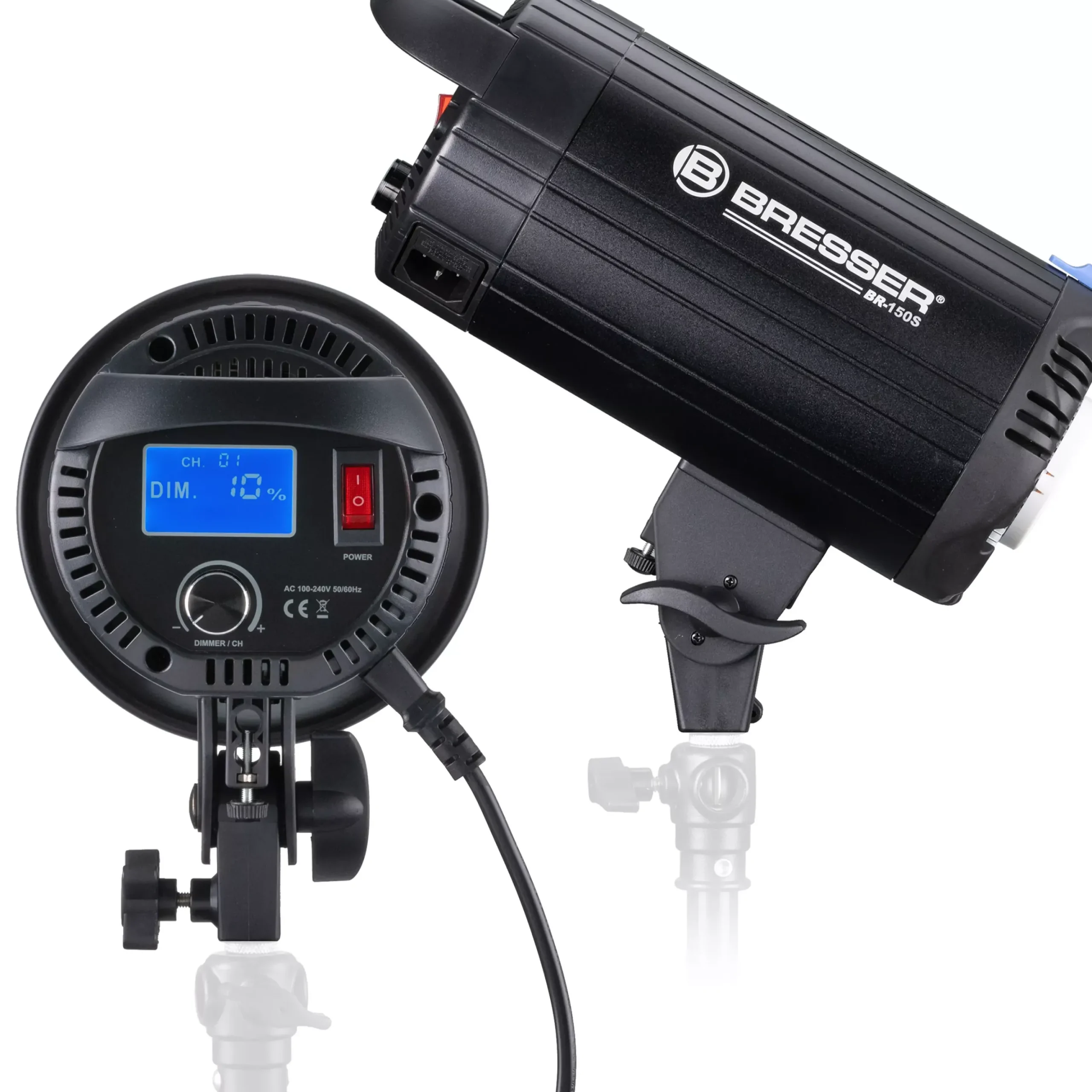 BR-150S COB LED-Studiolampe mit Bowens-Anschluss für Softboxen>Bresser Discount