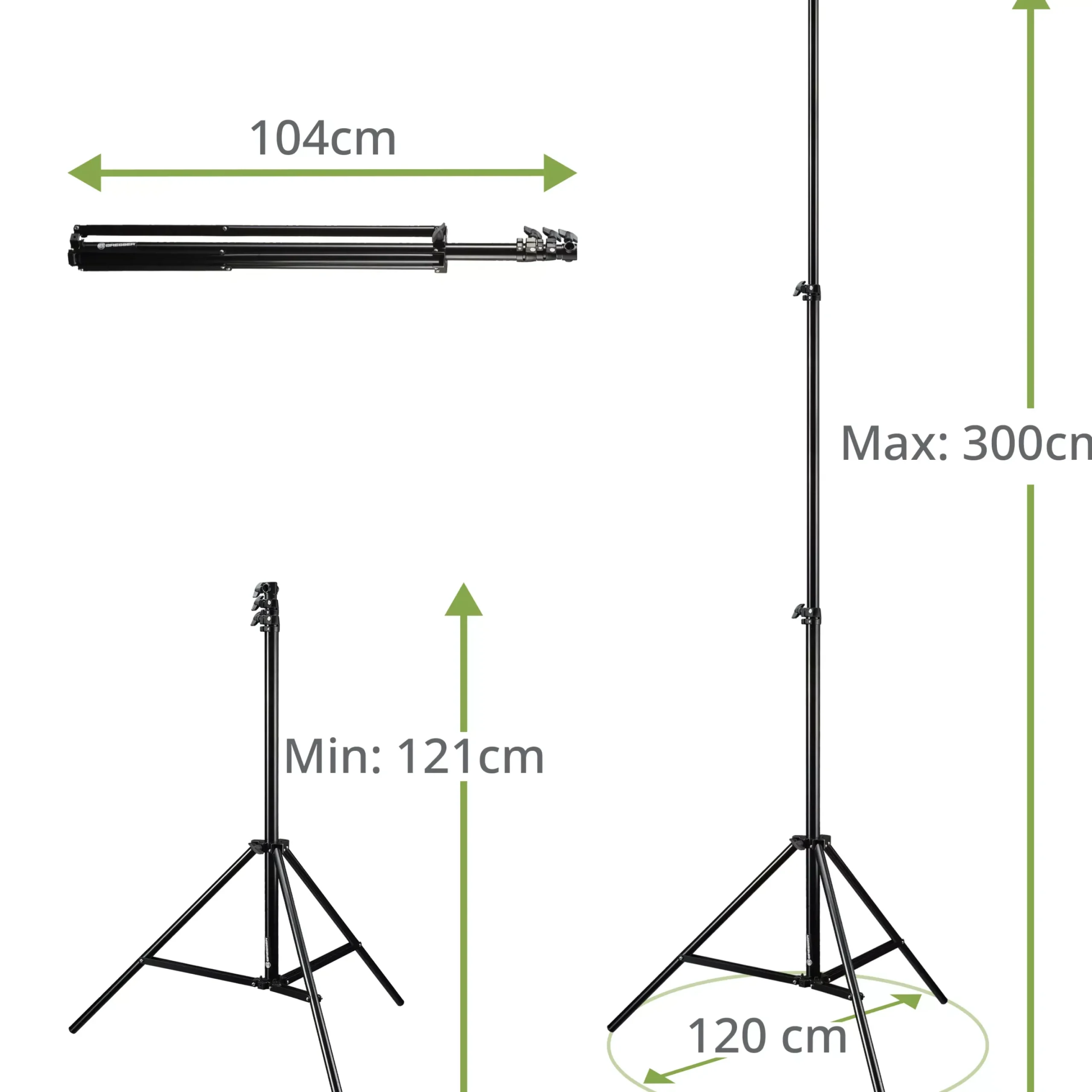 BR-TP300R Lampenstativ 300cm>Bresser Store