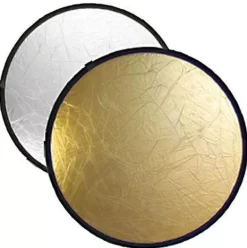 BR-TR5 2-in-1 Faltreflektor gold/silber 60cm rund>Bresser Shop