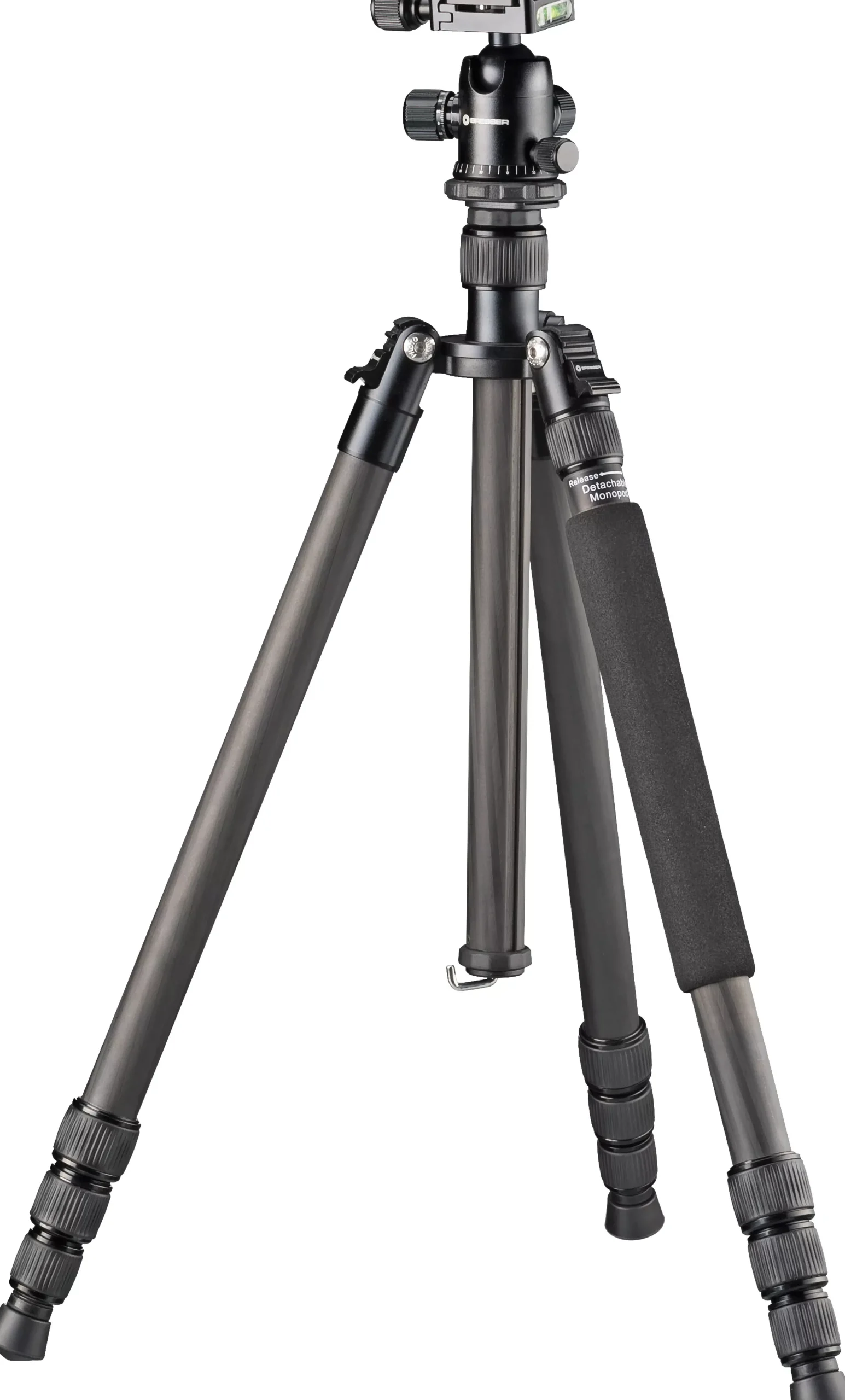 BR-2504X8C-B1 Carbon Kamerastativ bis 10 kg verwendbar als Dreibein-, Einbein- und Bodenstativ>Bresser Store