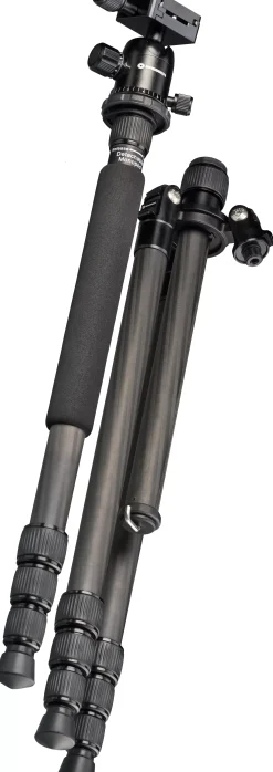 BR-2504X8C-B1 Carbon Kamerastativ bis 10 kg verwendbar als Dreibein-, Einbein- und Bodenstativ>Bresser Store