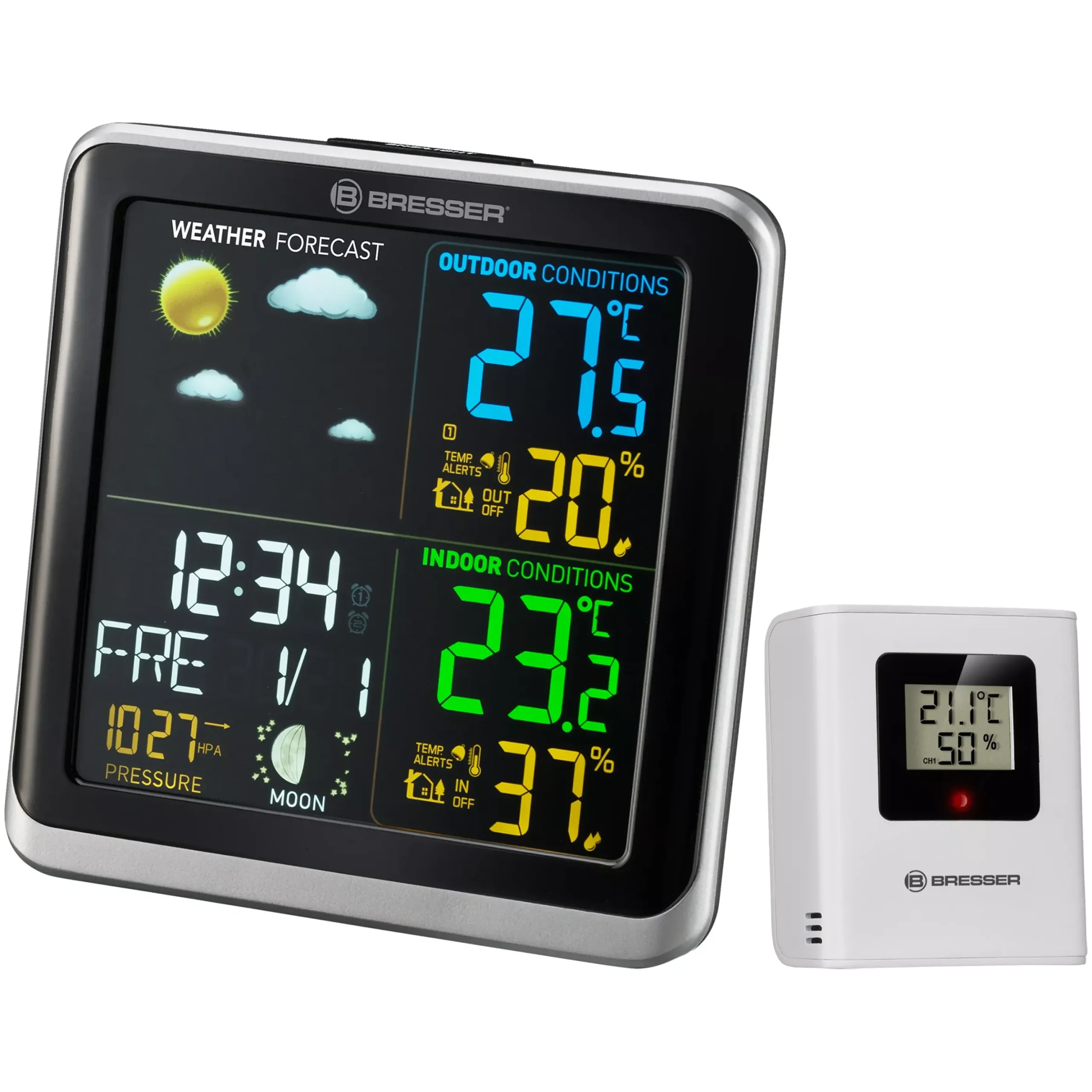ClimaTemp TB Wetterstation mit LCD-Farbdisplay>Bresser Sale