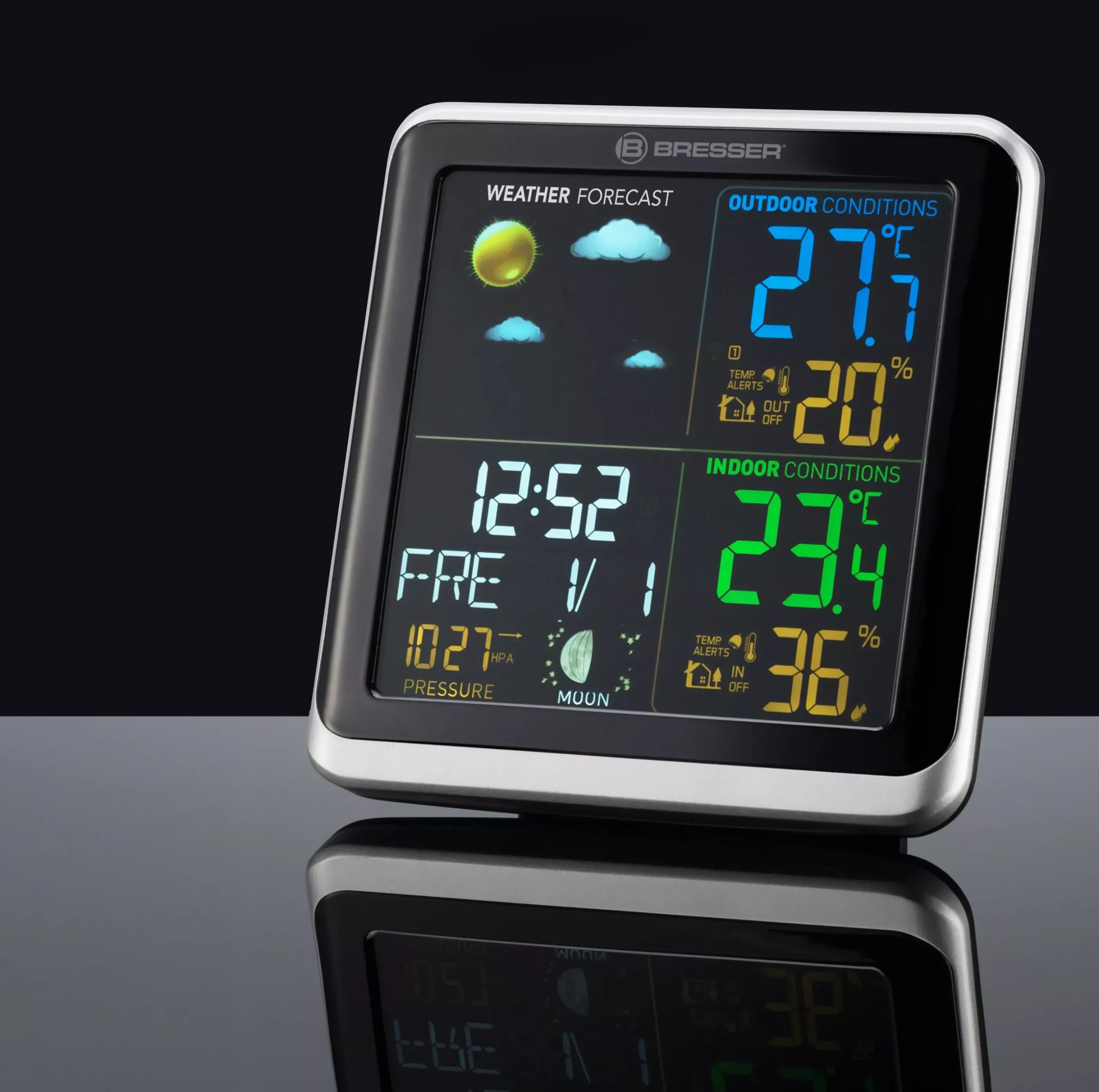ClimaTemp TB Wetterstation mit LCD-Farbdisplay>Bresser Sale