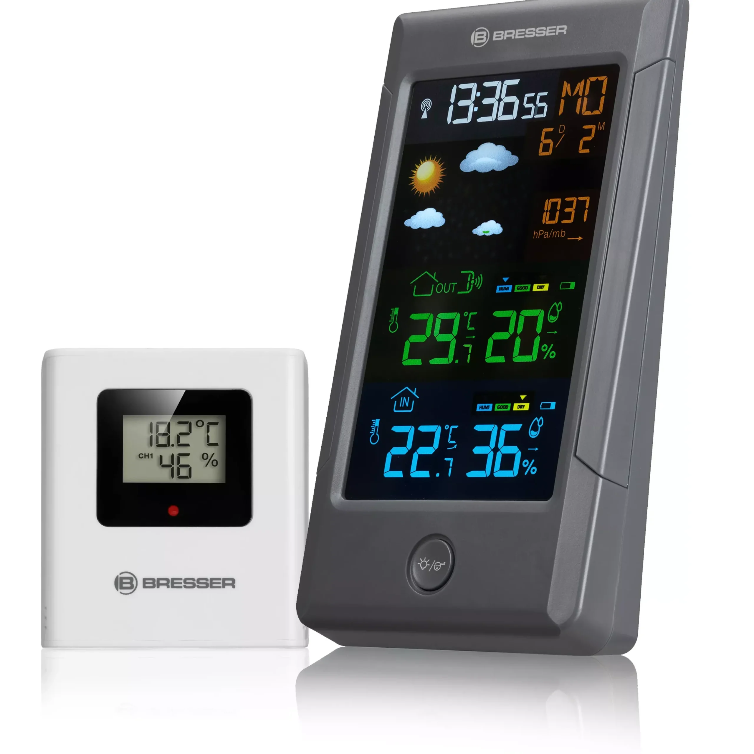 ClimateTemp NBF Farbwetterstation mit DCF-Zeitsignal>Bresser Cheap
