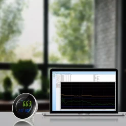 CO2-Messgerät mit Datenlogger zur Prüfung der Luftqualität INV><noscript><img width=