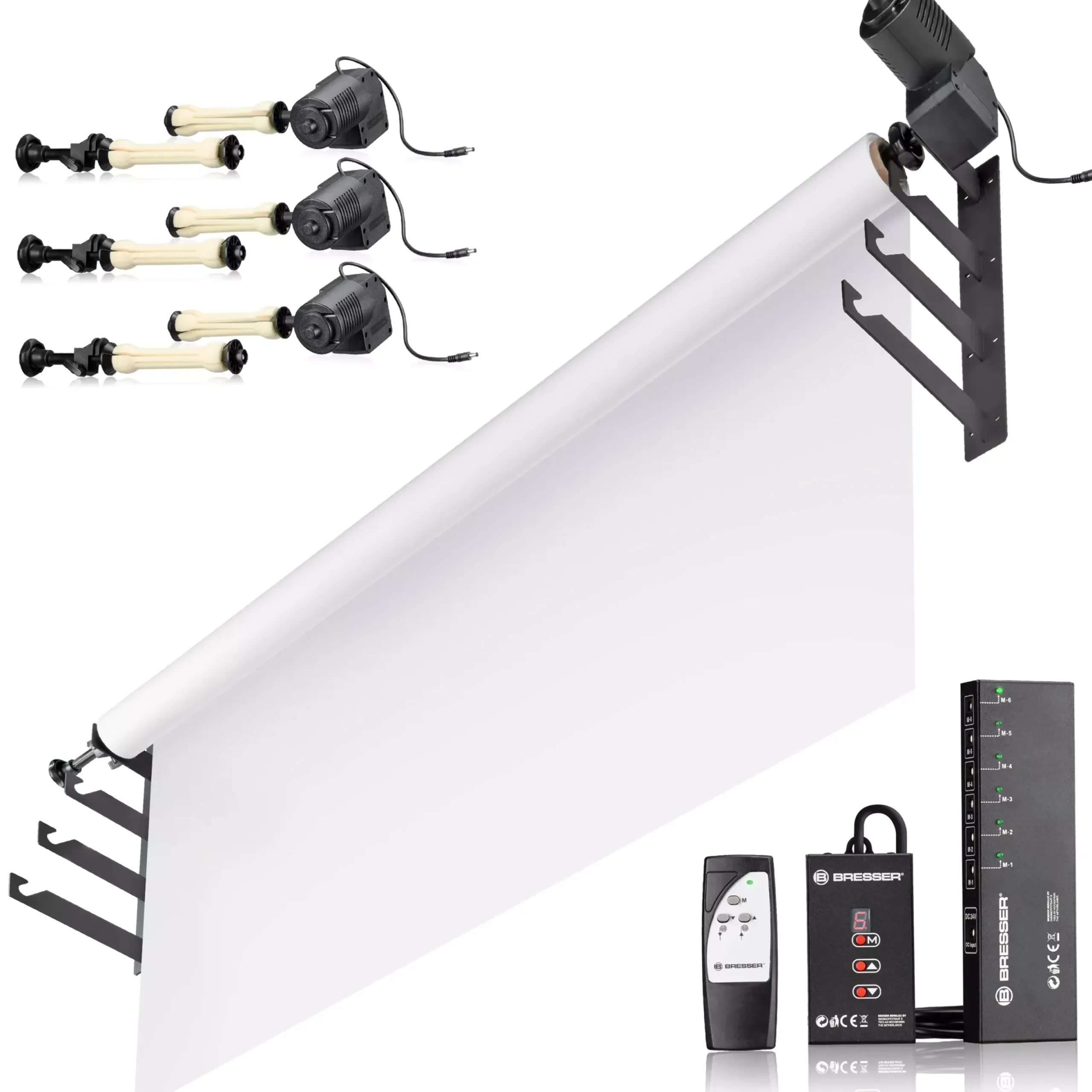 EBS-4 Elektrisches Backdrop System für 4 Rollen>Bresser Hot