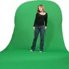 Falthintergrund BR-TR11 180 x 240 +240cm Greenscreen/ Chromakey Grün mit grüner Schleppe>Bresser New