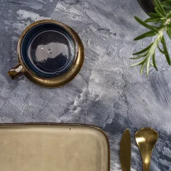 Flatlay Hintergrund für Legebilder 40 x 40cm Abstraktes Grau/Blau><noscript><img width=