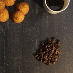 Flatlay Hintergrund für Legebilder 60 x 60cm Holzplanken schwarz><noscript><img width=
