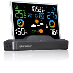 Funk-Farbwetterstation mit rahmenlosem Display><noscript><img width=