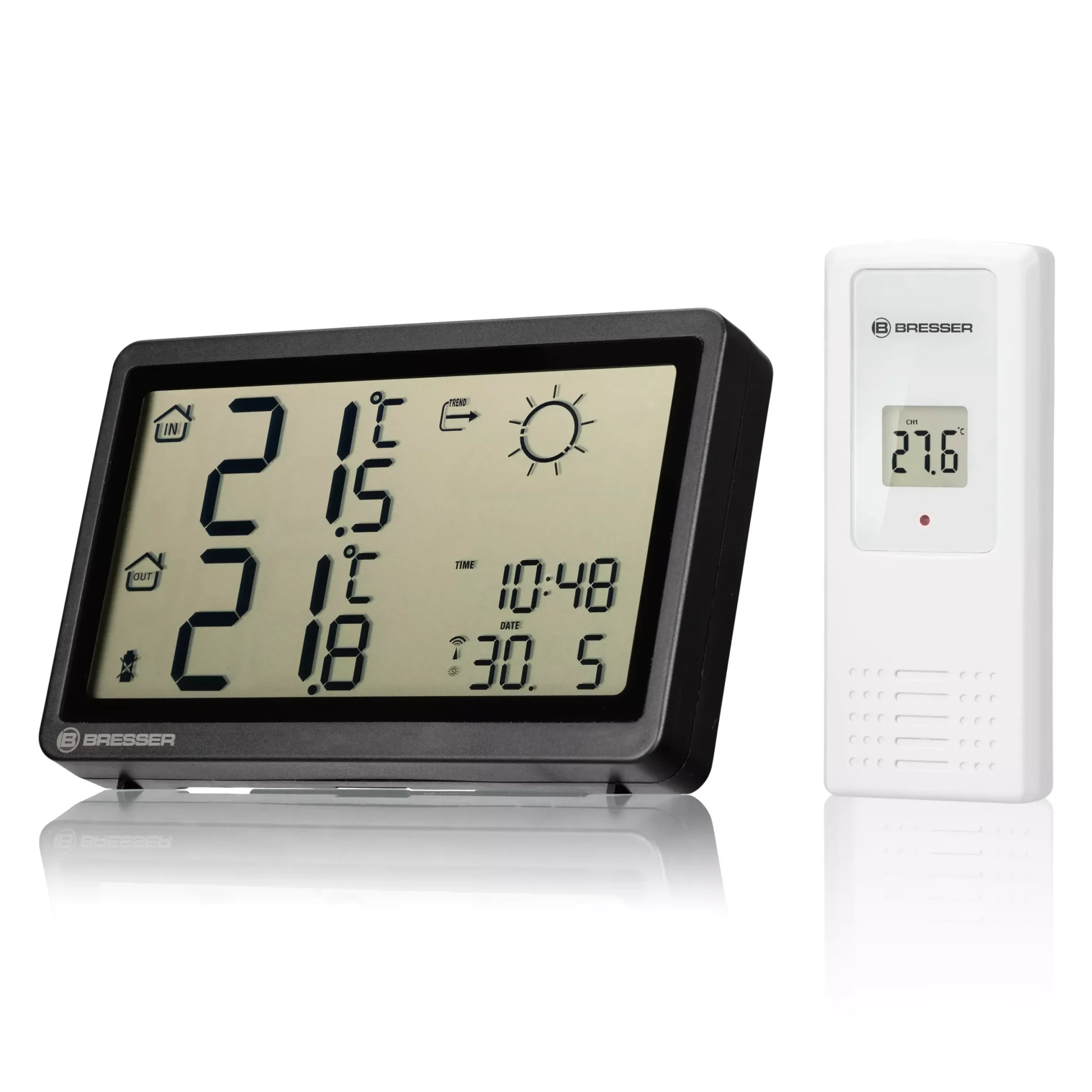 Funkwetterstation Meteo Temp HZ, schwarz>Bresser Best Sale