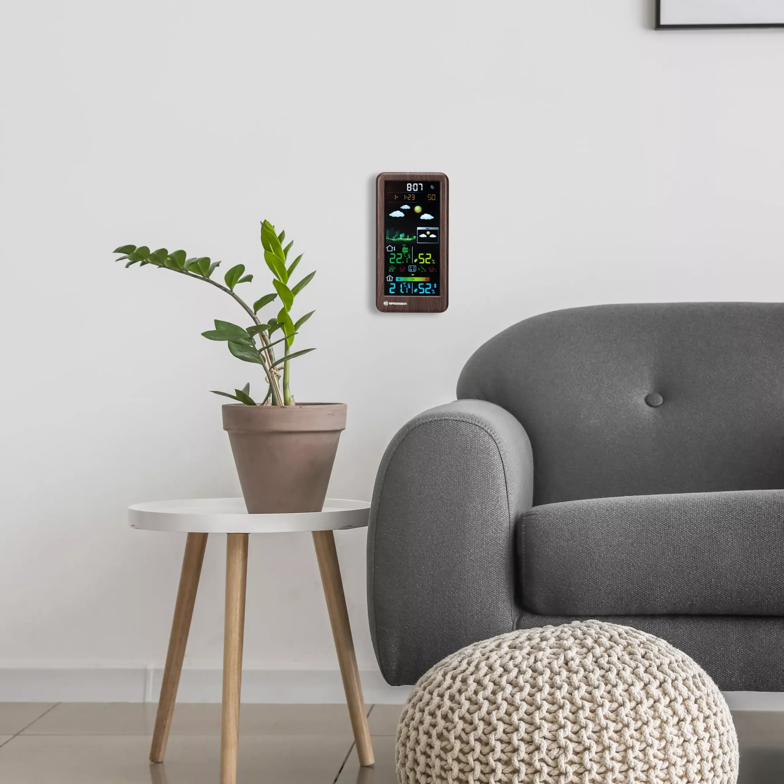 Funkwetterstation Neomeo V in Holzoptik>Bresser Flash Sale