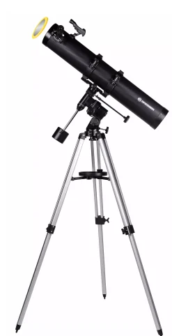 Galaxia 114/900 EQ3 Spiegelteleskop mit Smartphone-Adapter & Sonnenfilter>Bresser Cheap