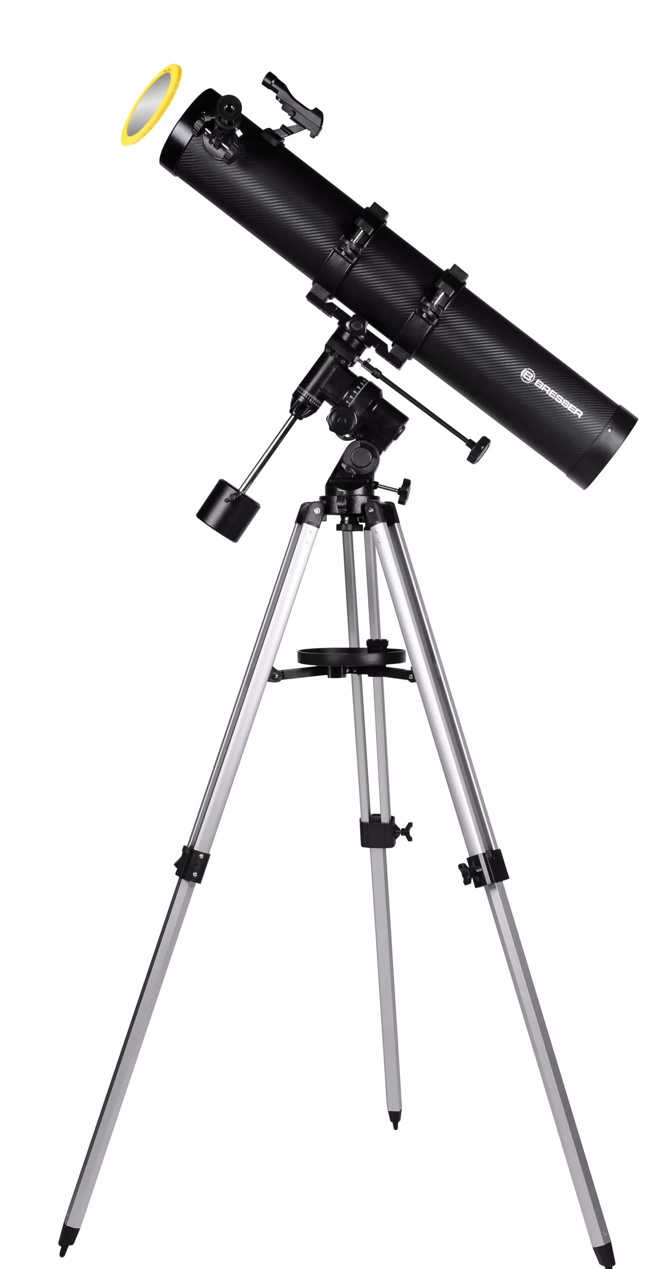 Galaxia 114/900 EQ3 Spiegelteleskop mit Smartphone-Adapter & Sonnenfilter>Bresser Cheap