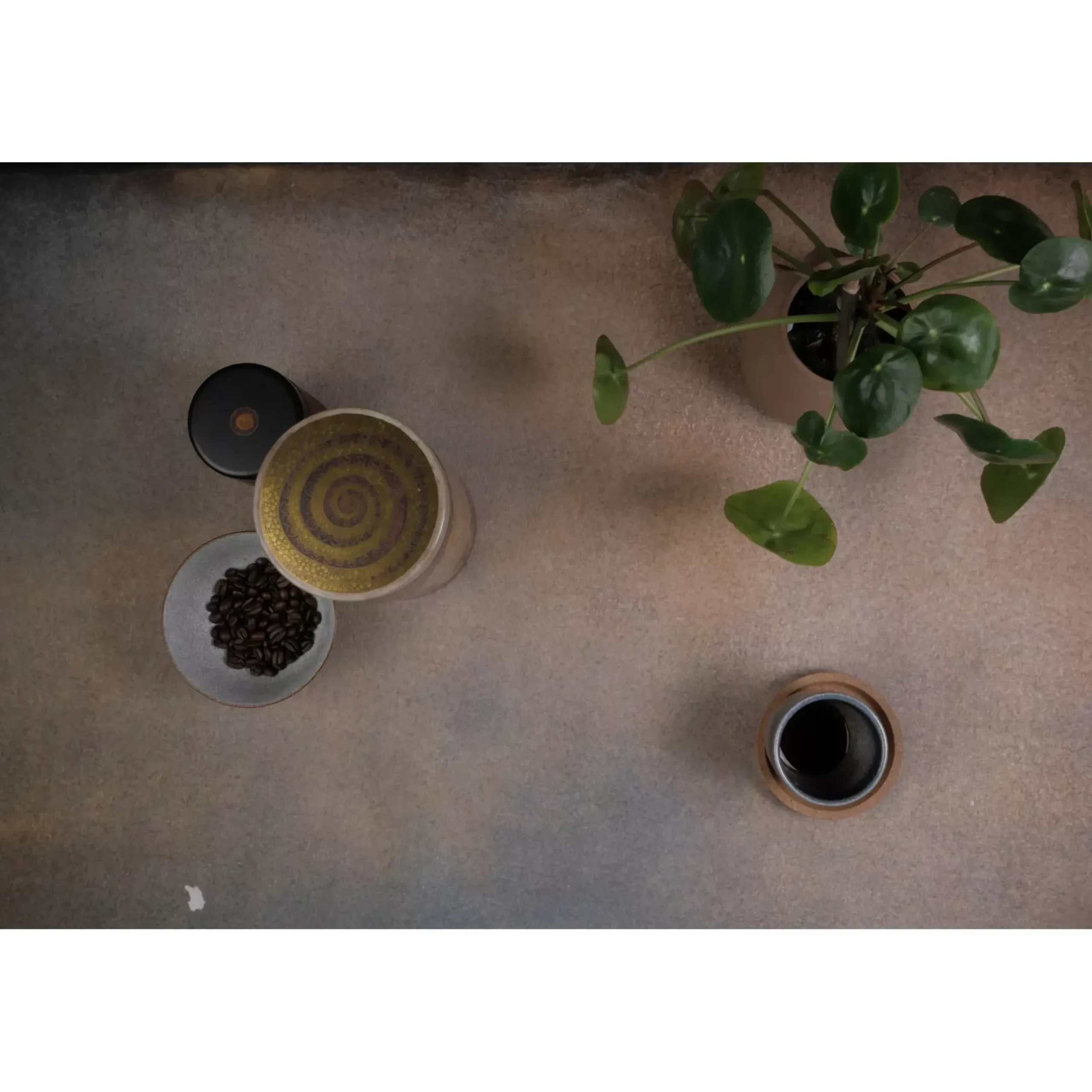Hintergrundstoff mit Fotomotiv 80 x 120 cm - Abstract Brown Blue>Bresser Store