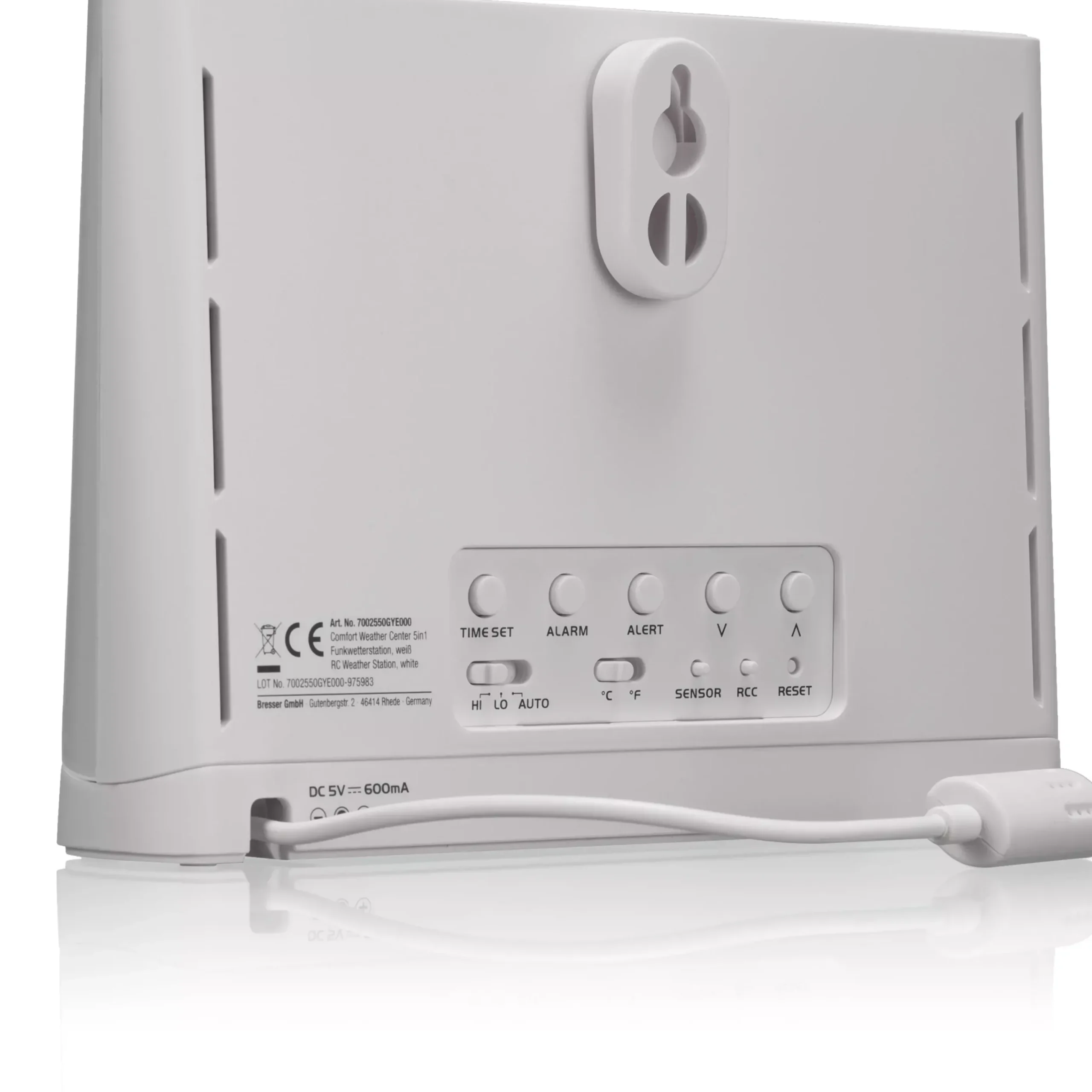 5-in-1 Comfort Wetterstation mit Farbdisplay>Bresser Hot