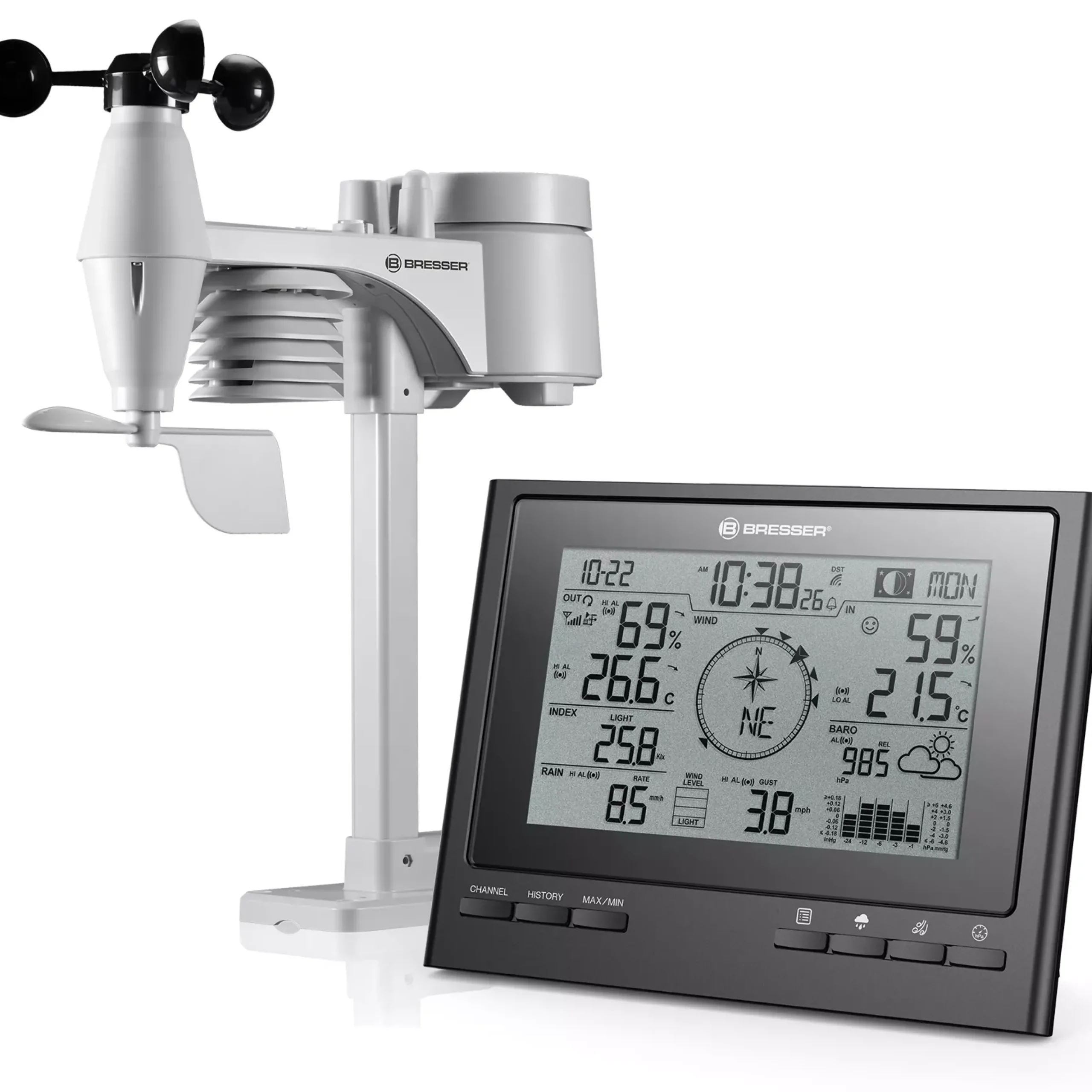 7-in-1 Exklusive ClimateScout Funk-Wetterstation>Bresser Discount