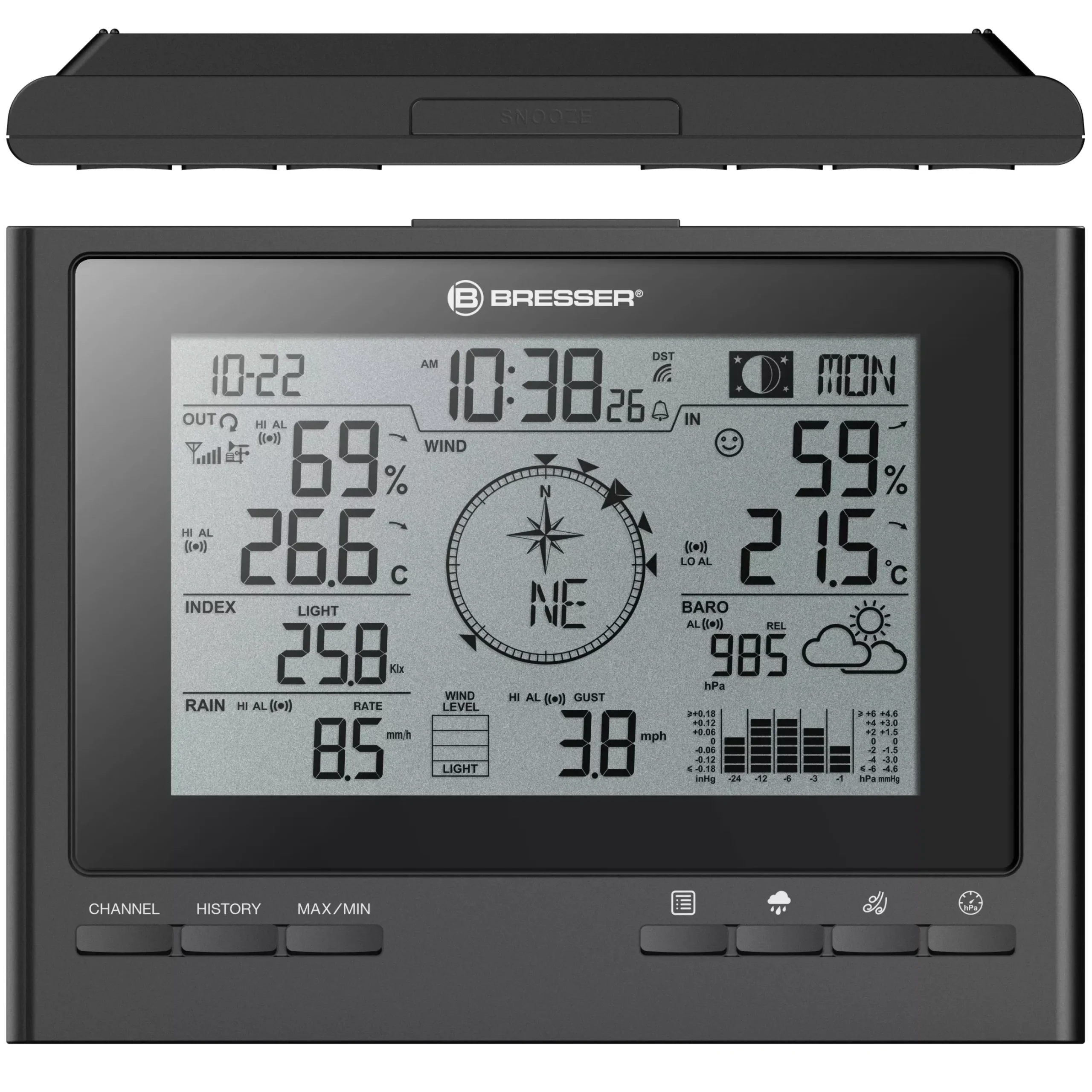 7-in-1 Exklusive ClimateScout Funk-Wetterstation>Bresser Discount