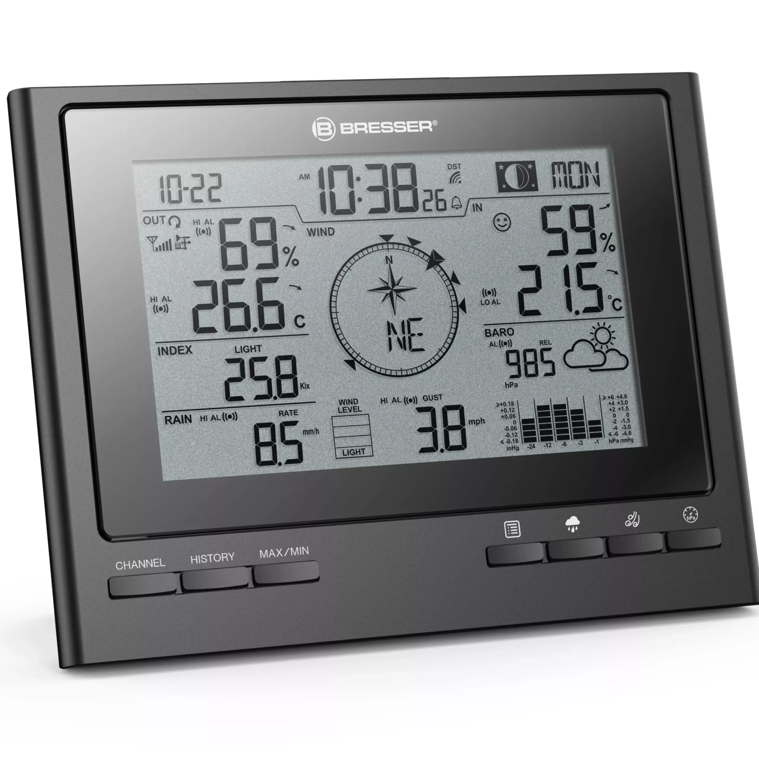 7-in-1 Exklusive ClimateScout Funk-Wetterstation>Bresser Discount