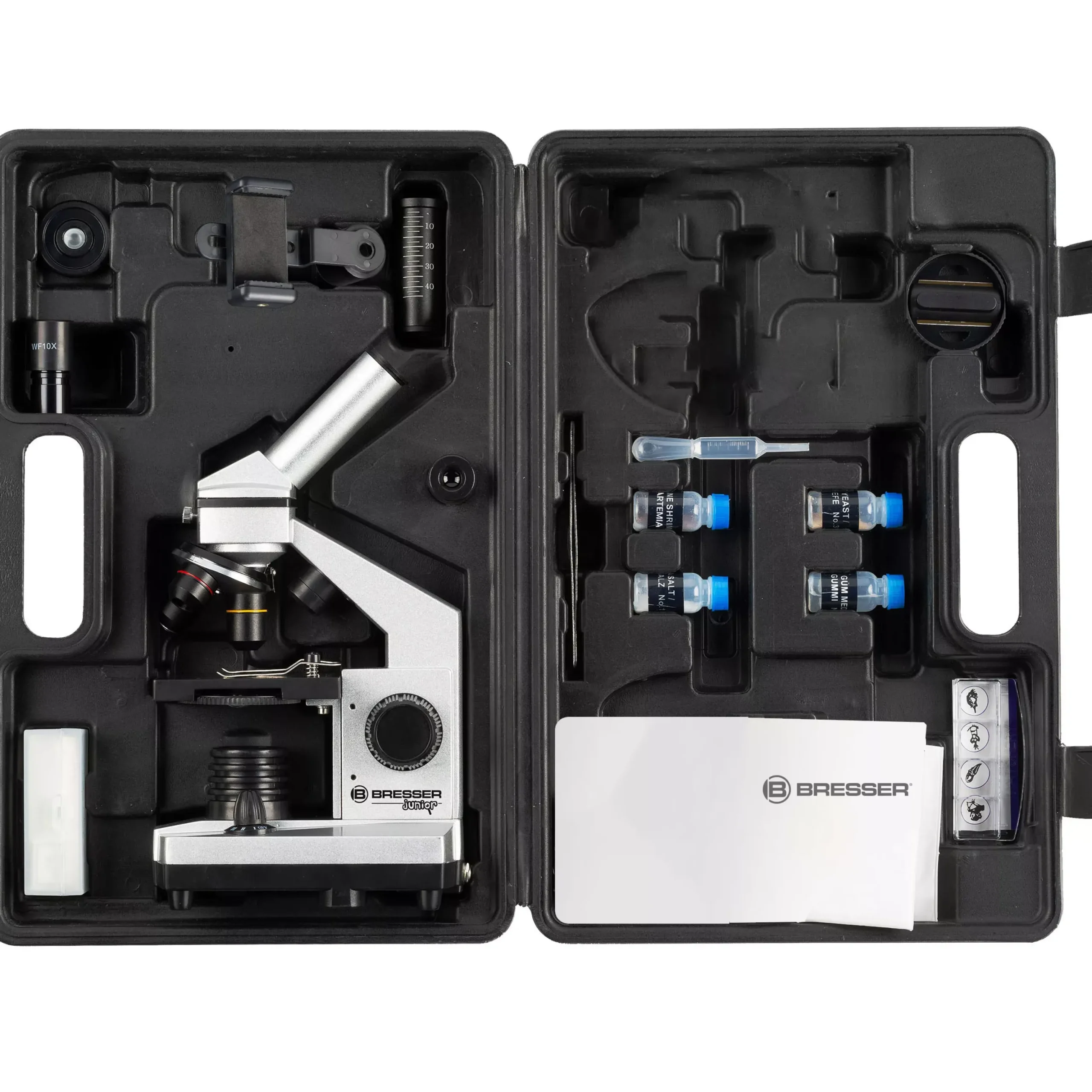 JUNIOR Biolux CA 40x-1024x Mikroskop inkl. Smartphone Halterung>Bresser Online