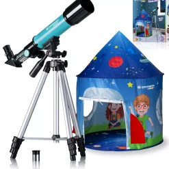JUNIOR Linsenteleskop 50/360 mit Zelt>Bresser Sale