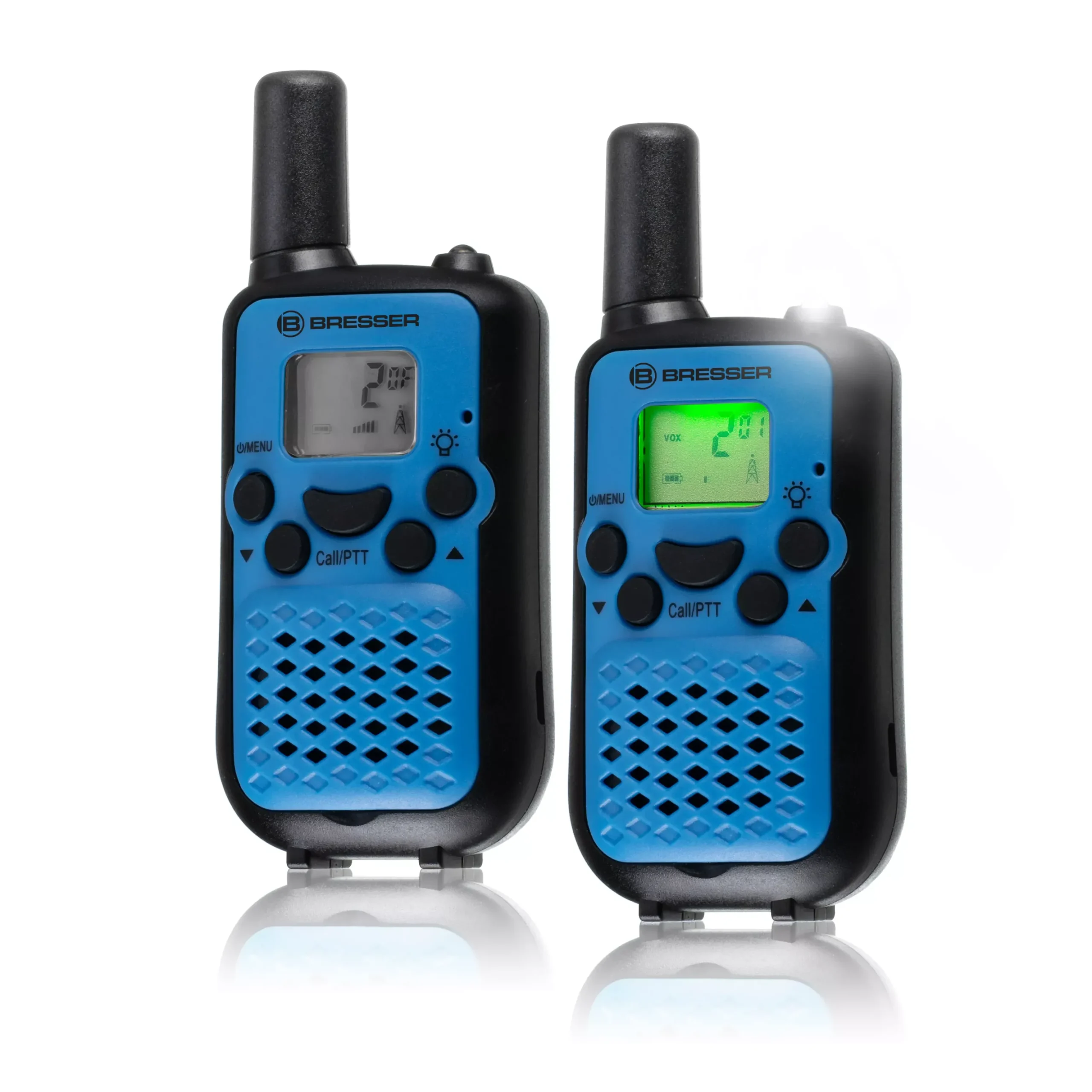 JUNIOR Walkie Talkie 2er-Set mit hoher Reichweite bis zu 6 km und Frei-Hand-Funktion>Bresser Sale