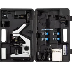 JUNIOR 40x-1024x Mikroskop Set mit Hartschalenkoffer><noscript><img width=
