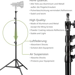 Lampenstativ BR-TP240 PRO-1 im 2er Set><noscript><img width=