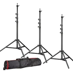 Lampenstativset BR-TP240 PRO-1 (3 Stück) inklusive Stativtasche>Bresser Shop