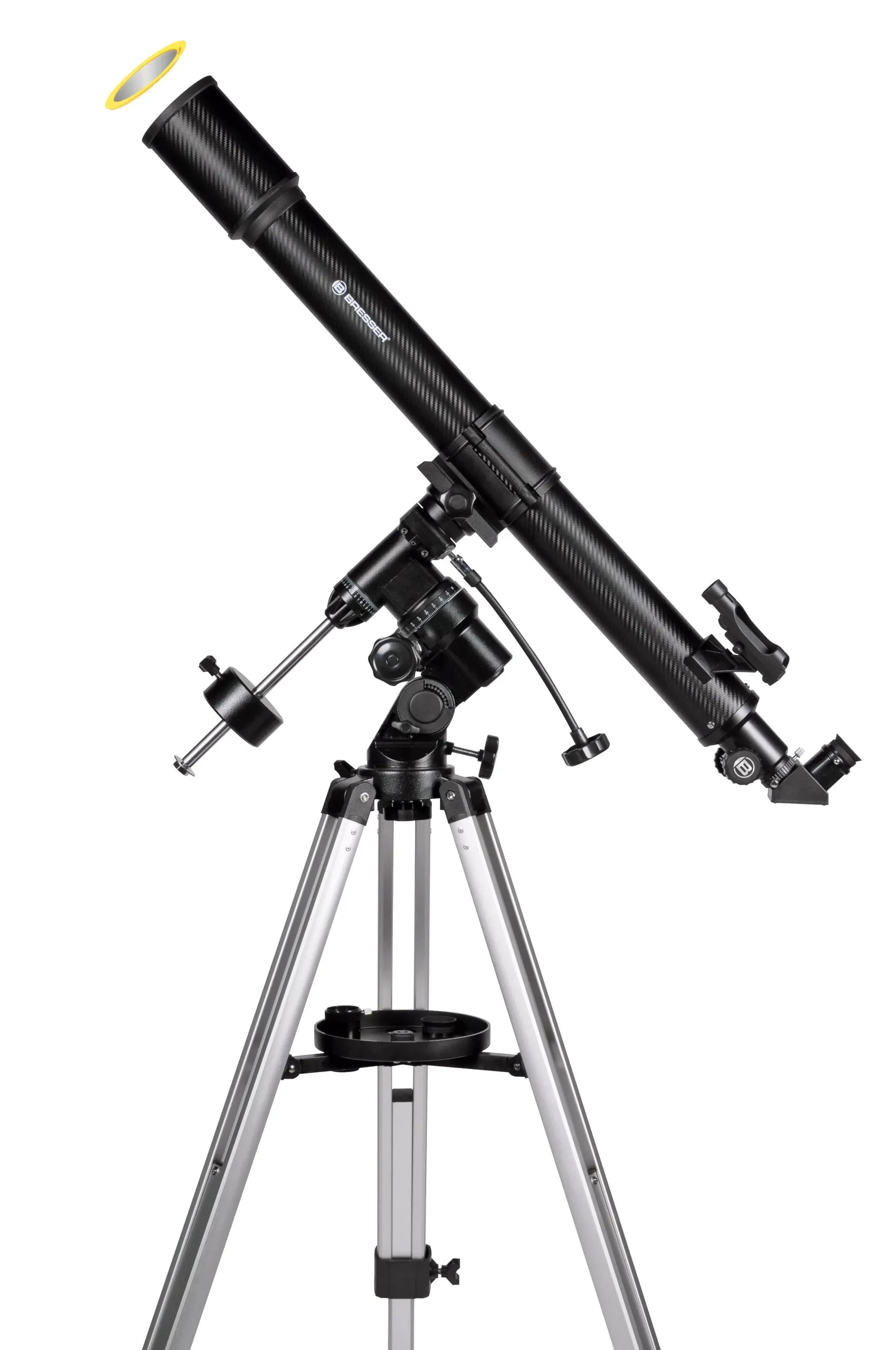 Lyra 70/900 EQ3 Linsenteleskop mit Smartphone-Adapter & Sonnenfilter>Bresser Shop