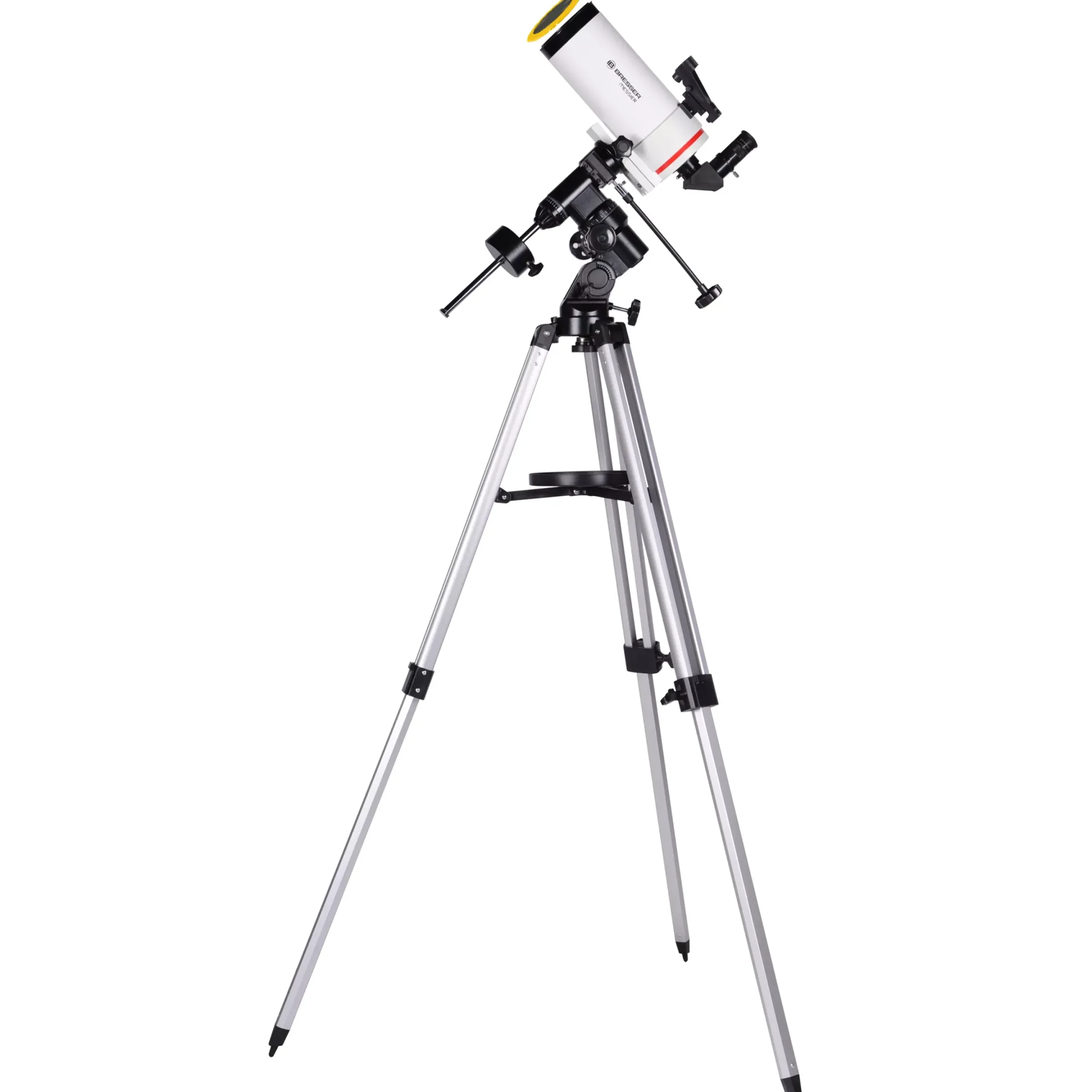 Messier MC-100/1400 EQ3 Maksutov-Cassegrain Teleskop mit Smartphone-Adapter & Sonnenfilter>Bresser Cheap