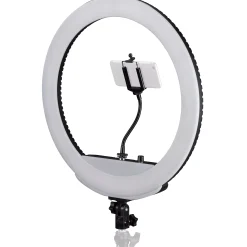 MM-26AB Bi-Color LED Ringlicht 48W dimmbar mit Smartphonehalter und Fernauslöser>Bresser Store